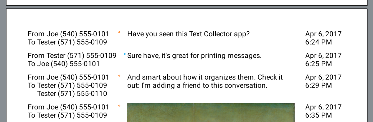 Text Collector PDF screenshot